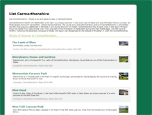 Tablet Screenshot of listcarmarthenshire.co.uk